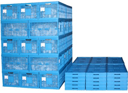 物流配送業(yè)發(fā)展遇瓶頸折疊式周轉箱解困境